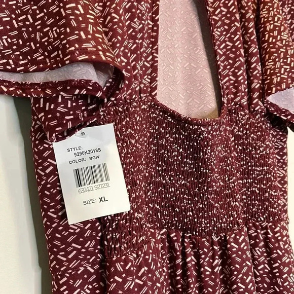 Super Foxx Red & White Print Dress - Picture 7 of 10